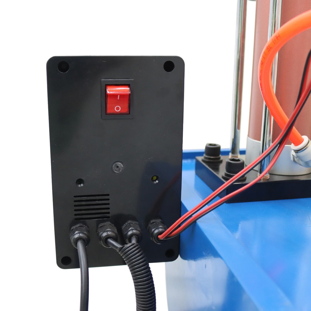 3T Pneumatic Punch Press Machine Adjustable Cylinder Stroke Pneumatic Press 110V