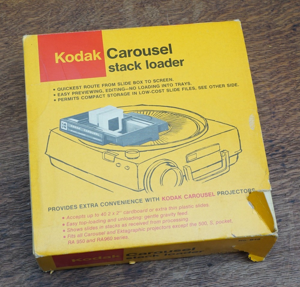 Kodak Carousel Stack Loader No. B40 with Box & Instructions.