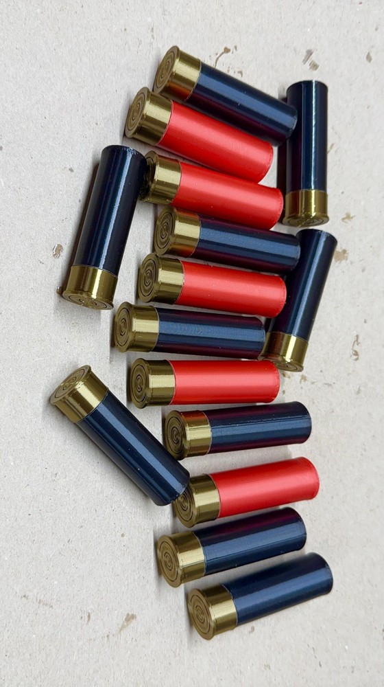 3D Printed 12ga Shotgun Shell Mirror Hanger. Scan From Real Shell *BLACK*