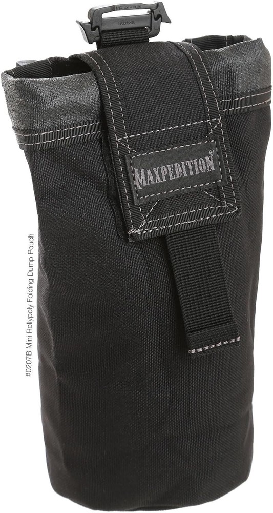 MAXPEDITION Mini Rollypoly Folding Dump Pouch One Size, Black