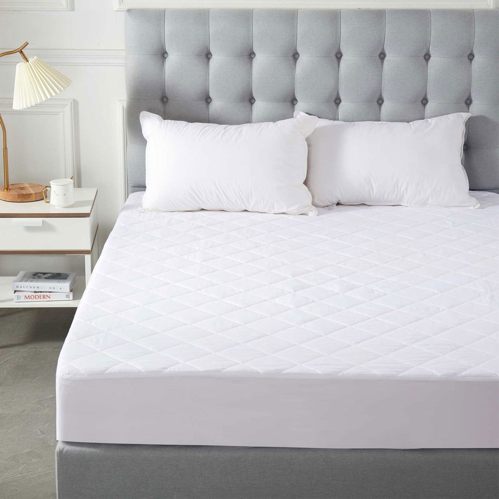 Soho Collection Quilted Microfibre Fitted Mattress Protector 38cm Wall by Ala...