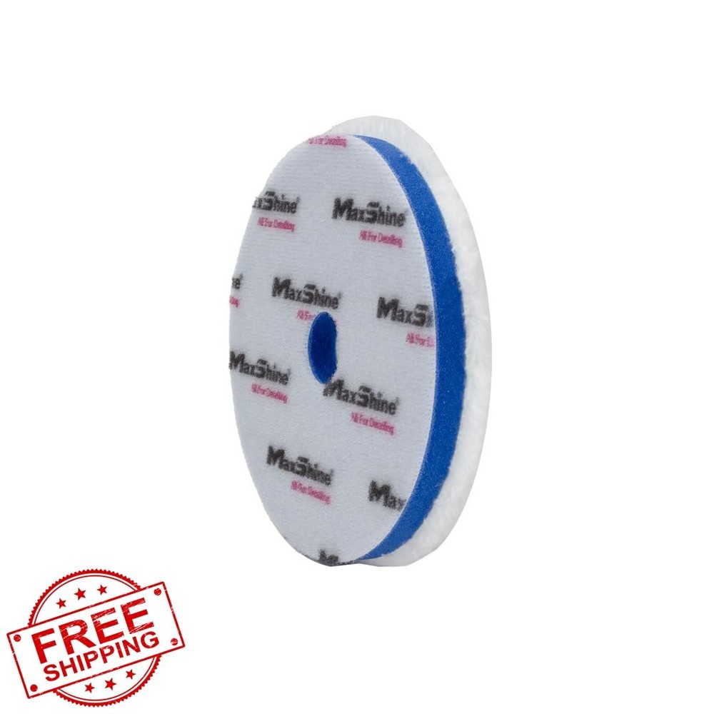 Maxshine 5" DA Microfiber Cutting Pad Heavy Defect Removal Polishing