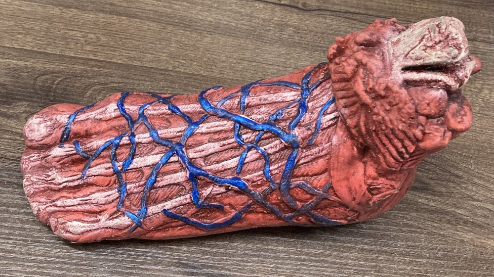Vintage 1992 Don Post Studios Severed Skinned Left Foot