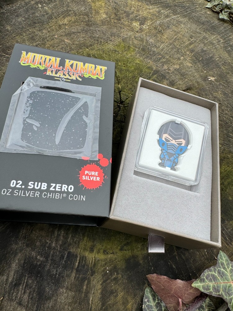 Mortal Kombat Klassic Sub Zero Chibi Proof 2022 Niue