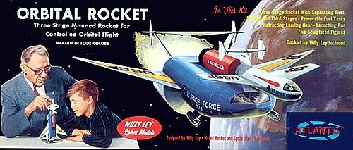 Atlantis Space Force Orbital Rocket (Willy Ley) - #m46