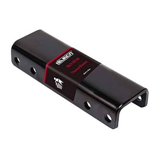 5-Position Adjustable Trailer Coupler Channel Bracket, 3" Inner Width with 2"