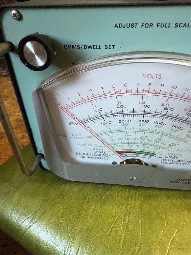 Vintage Knight # KG 375A Universal Auto Analyzer, Cables Tested Works.