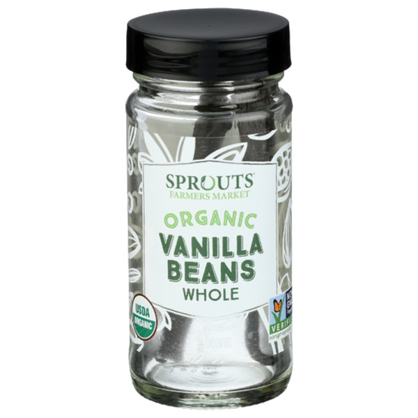 2 Pack - Sprouts Organic Whole Vanilla Beans 2 ct