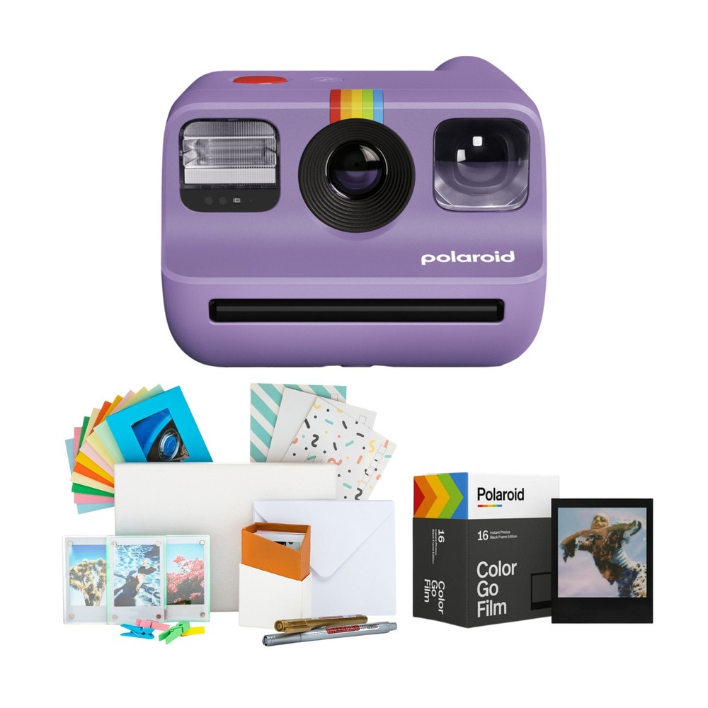 Polaroid Go Generation 2 Instant Camera Self-Timer Bundle (Purple)