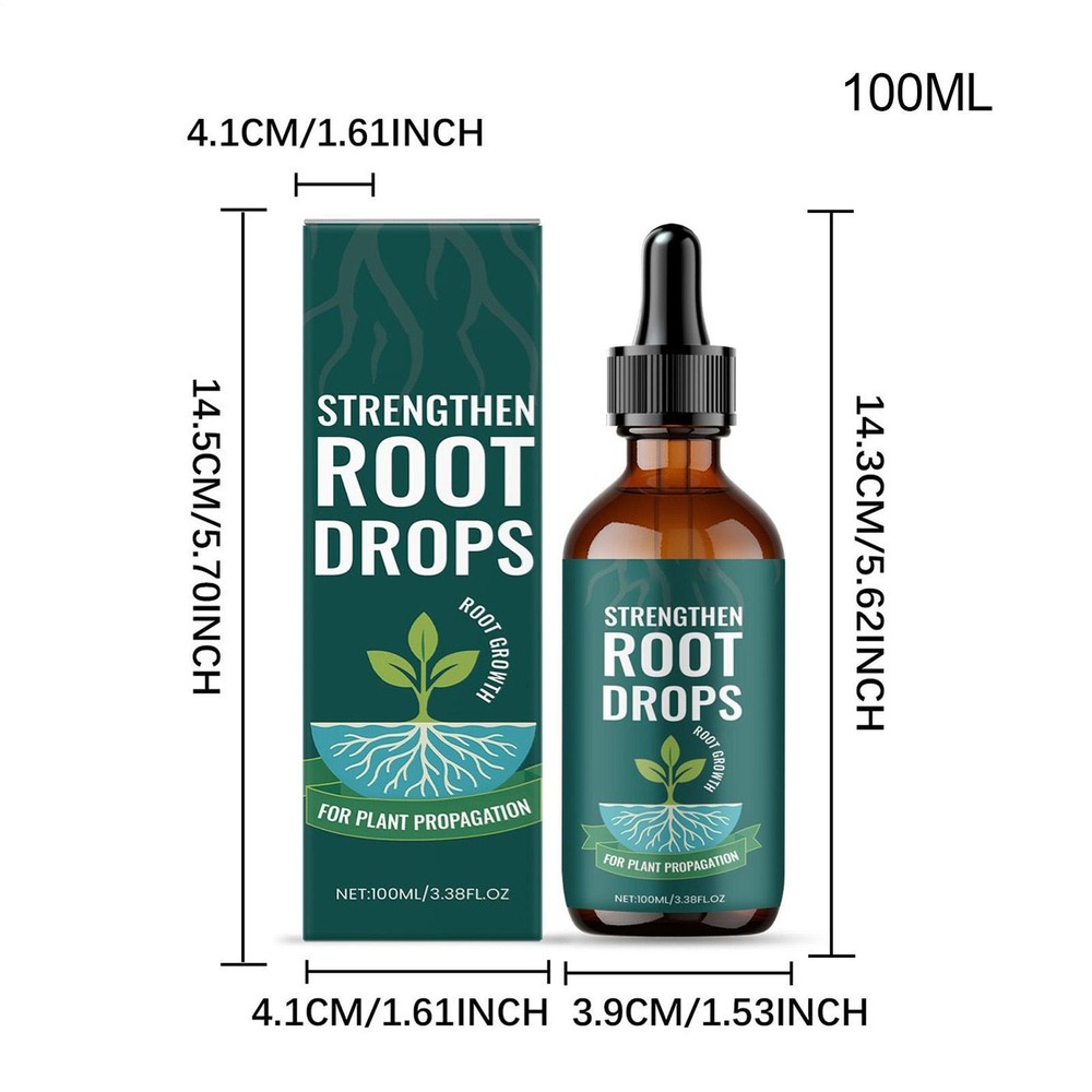 Root Drops for Propagation Rooting Liquid 100ml RootStimulator for Plants