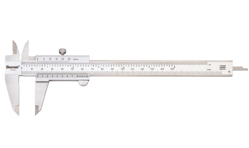 Starrett 125MEA-6/150 Vernier Caliper, 6"