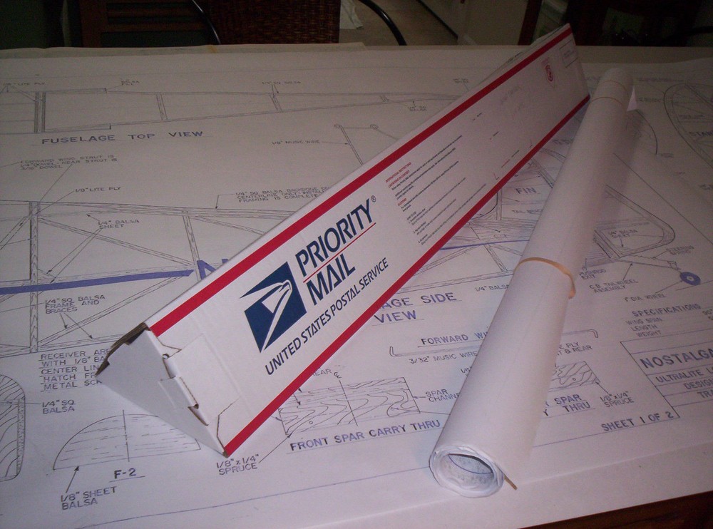 B25 Mitchell Bomber 36" RC Airplane Printed Plans