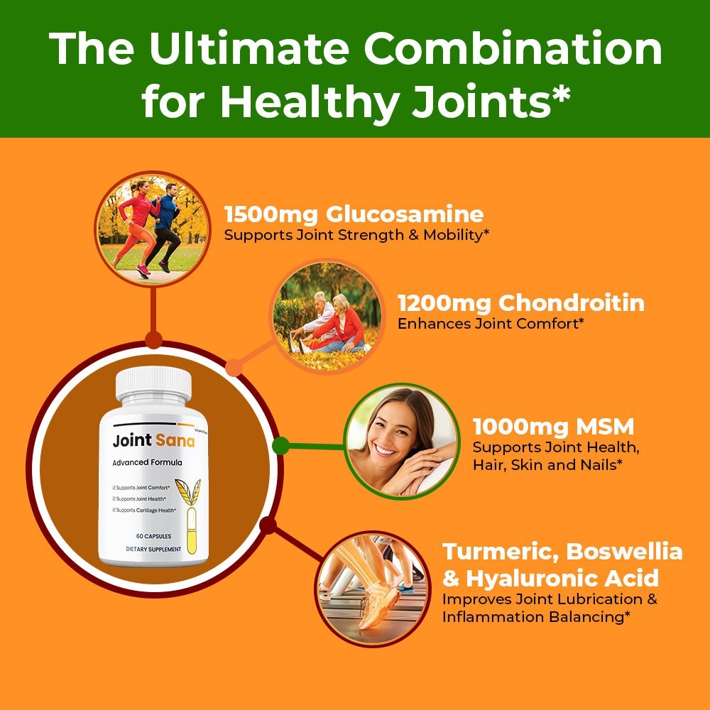 Joint Sana Capsules, Max Strength, Joint Support Supplement (1 pack)