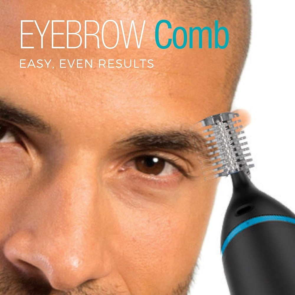 Nose, Ear & Detail Trimmer with Cleanboost Technology, Blue