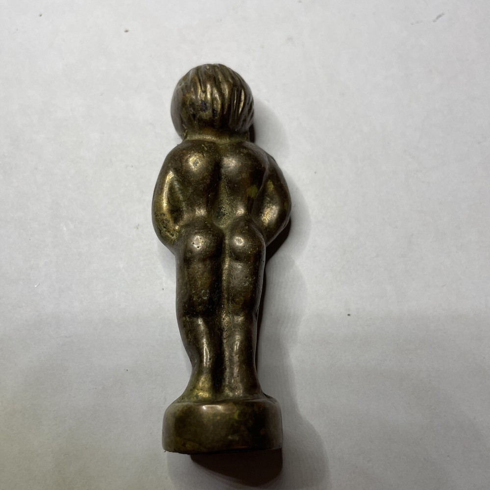 Vintage Bronze Boy Wine Bottle Opener