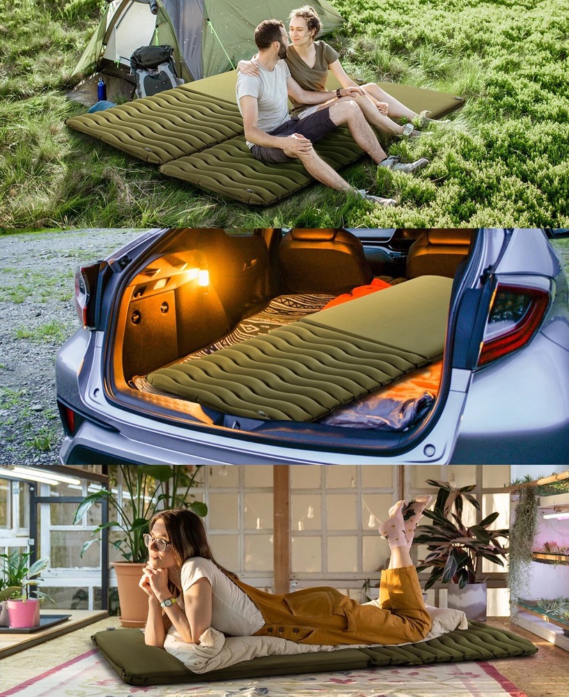 MELLCOM 2.5" Thick Self Inflating Sleeping Pad