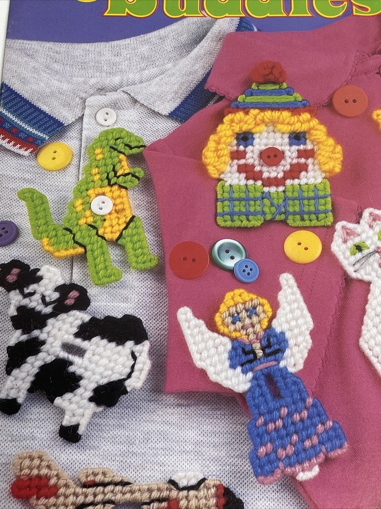 Annie's Attic Button Buddies Plastic Canvas Pattern 879305