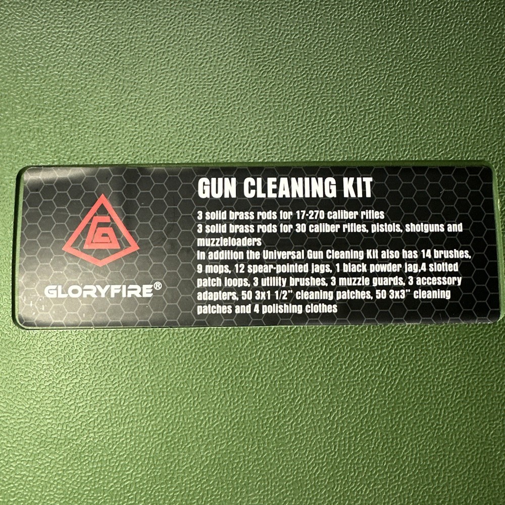 GLORYFIRE Universal Gun Cleaning Kit with Extras - New