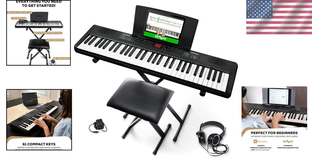 Melody 61 Electric Keyboard Starter Set
