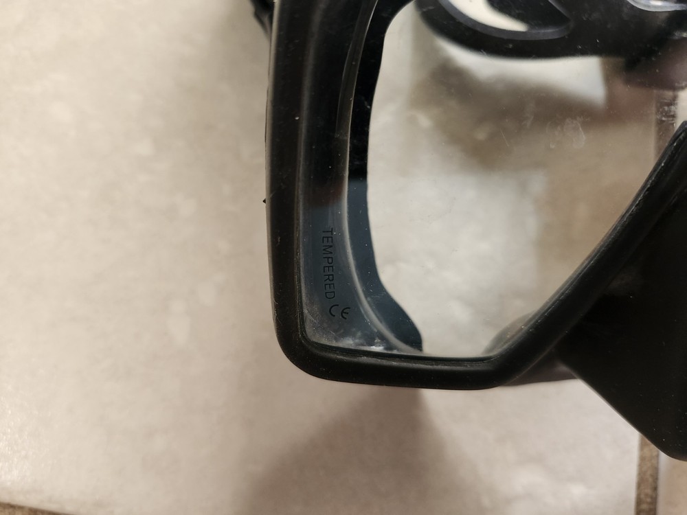 SEATEC Black Frameless Dive Mask Scuba