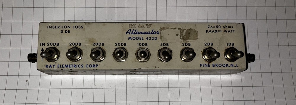 Kay - Attenuator, Model 432 D