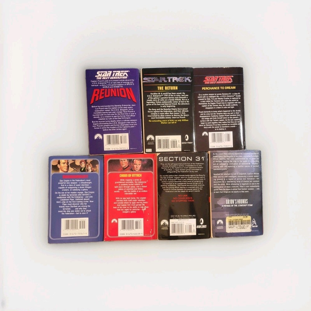 star trek book lot