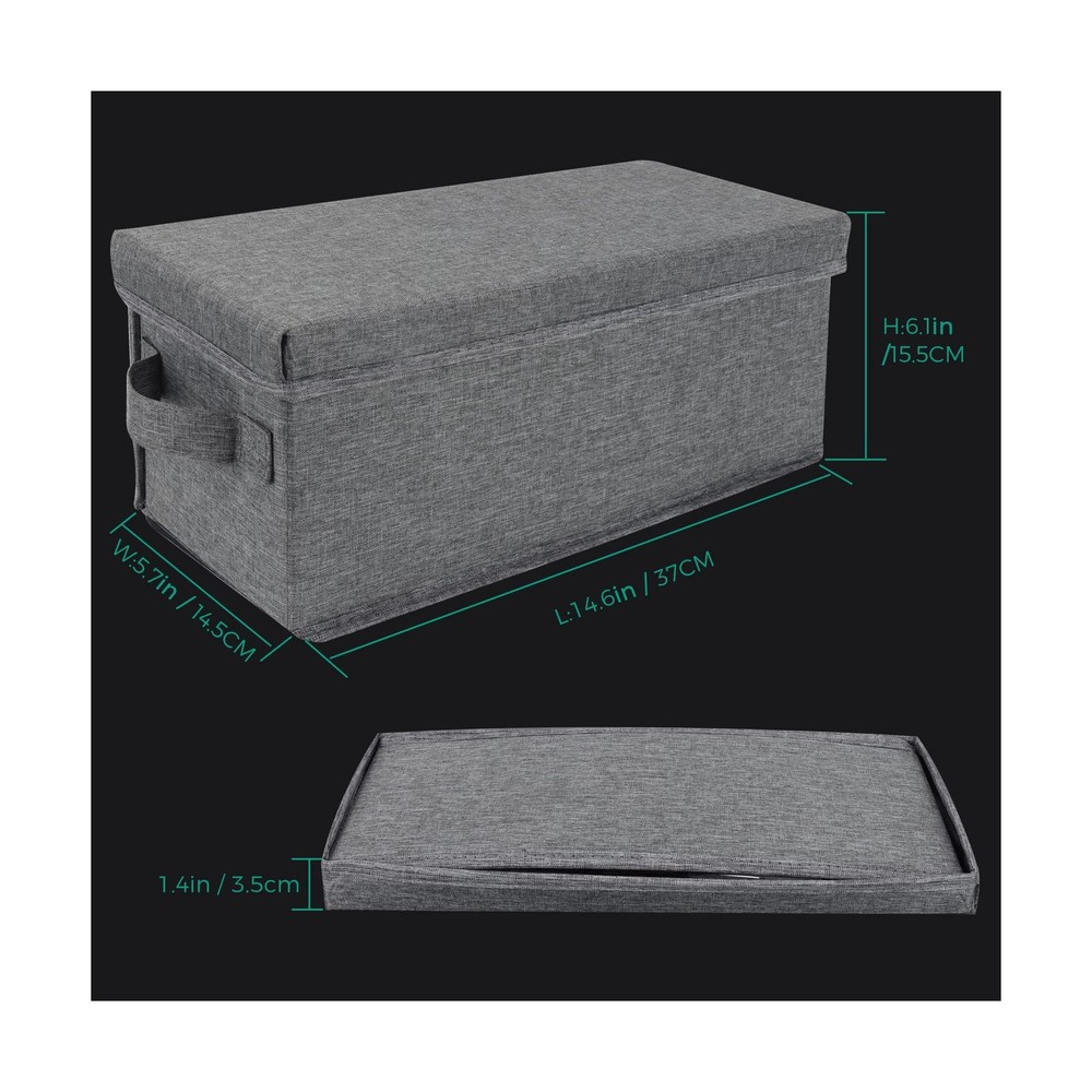 TWAVETREE CD Storage Box with Lid, Practical Case Holder Organizer ... Fast Ship