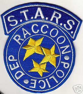 RESIDENT EVIL BLUE RACOON MINI PATCH - REVIL08