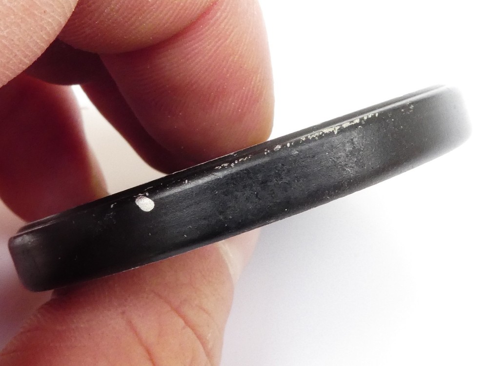 Used Soligor 49mm Lens Front Cap Black slip-on type metal