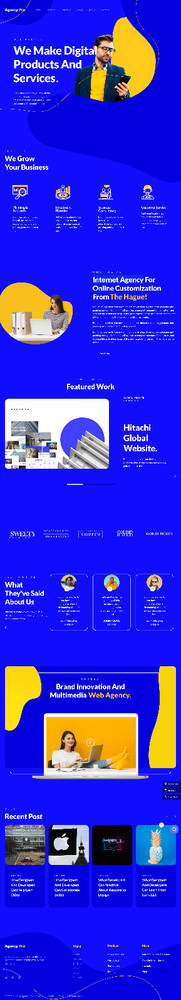 Web Agency Website Design with Free VPS Web Hosting and Installation
