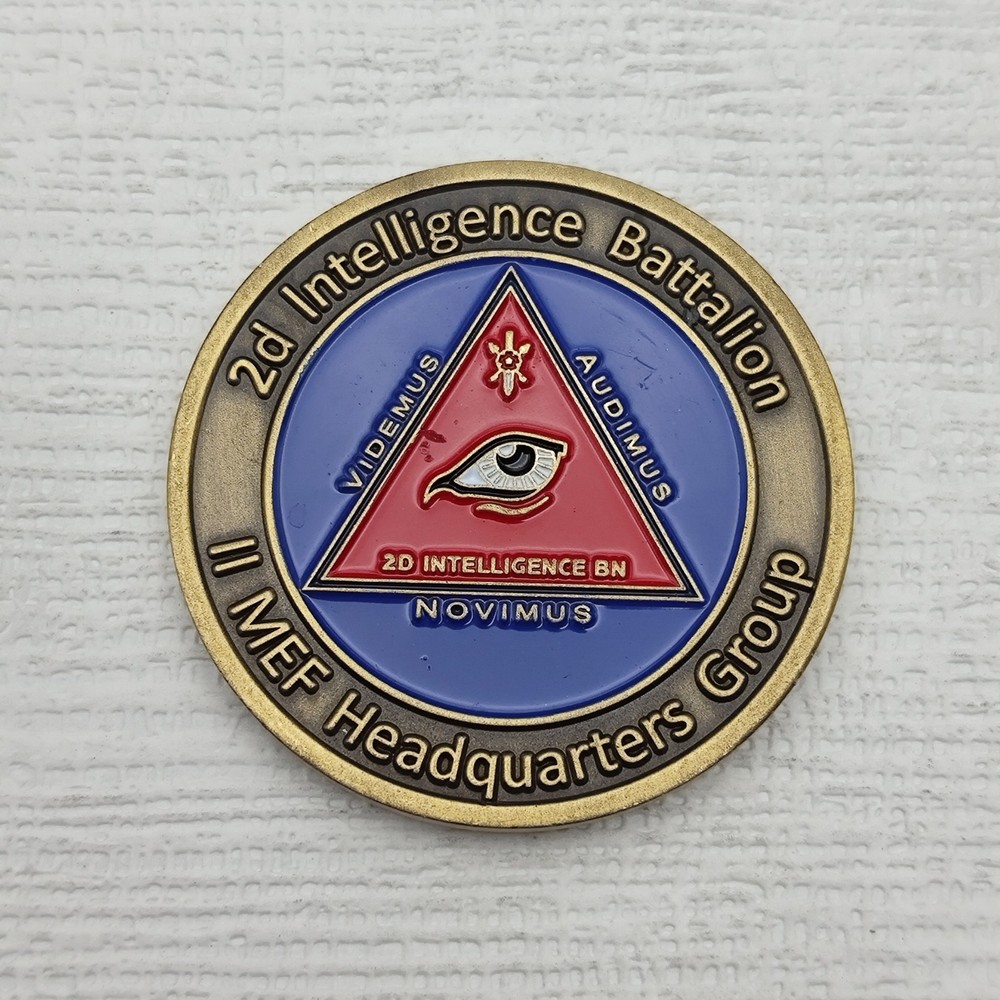 USMC MEF II Headquarters Group Challenge Coin