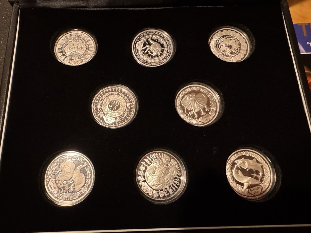 sydney 2000 olympic 8 Silver coin collection