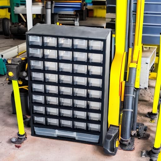 41-Drawer Plastic Storage Bin - Tool Organizer for Beads, Toys, Nuts, Bolts