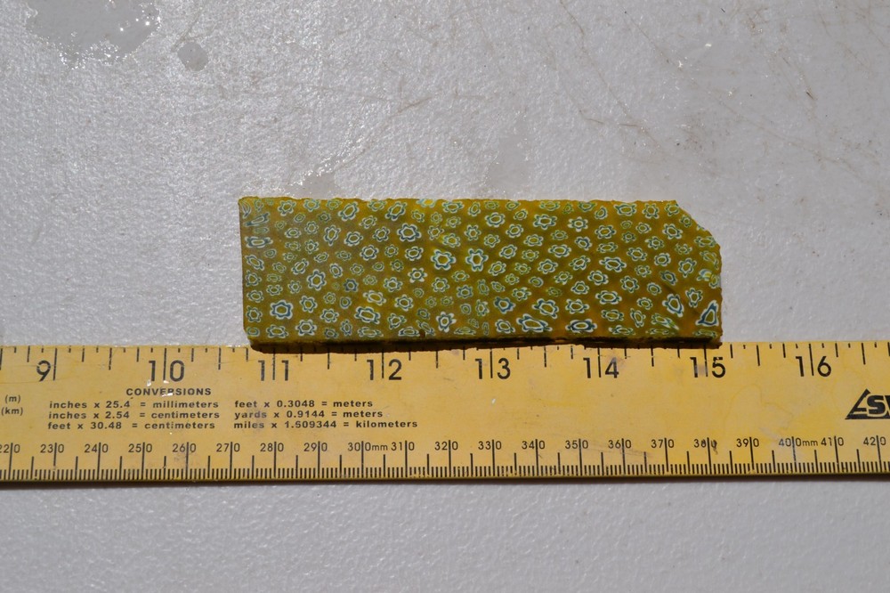 Millefiori Glass slab