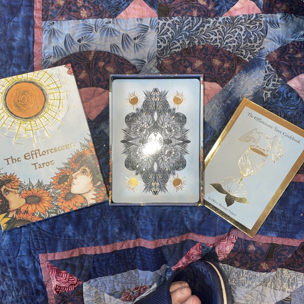 The Efflorescent Tarot By Olivia Mercury Pepper Indie Deck