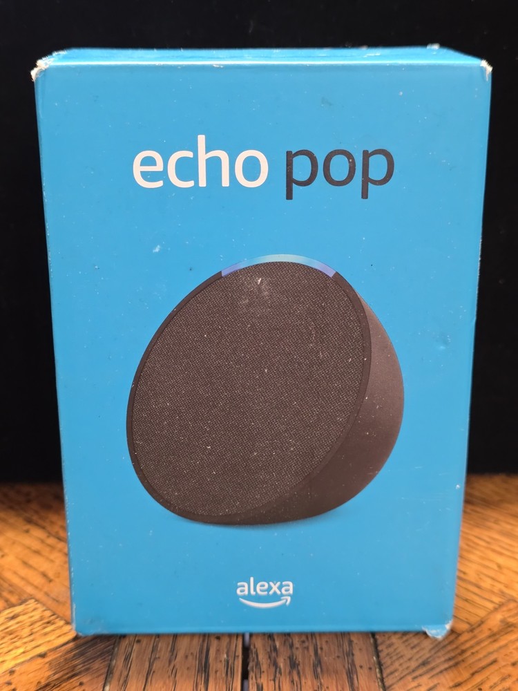 Amazon Echo Pop 1st Gen Alexa Smart Speaker - Charcoal
