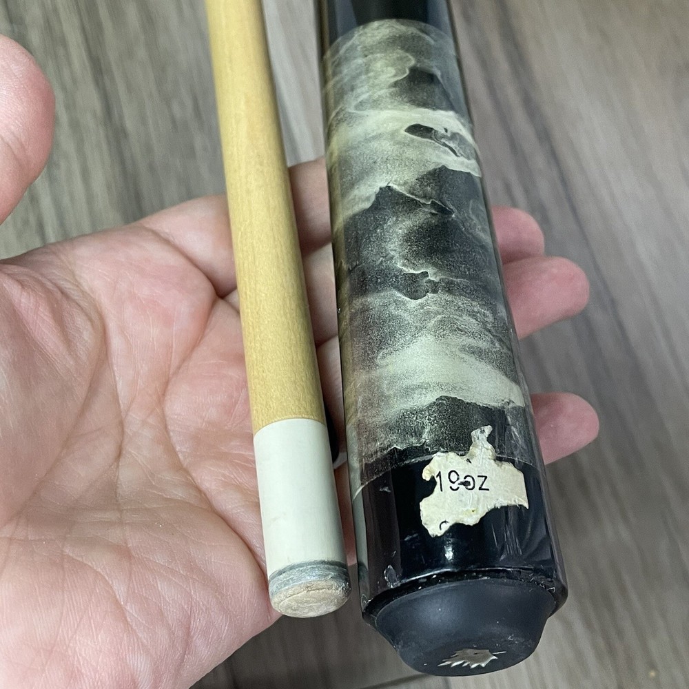 Dufferin Silver Marble Wrapless Cue 19 Oz 59”