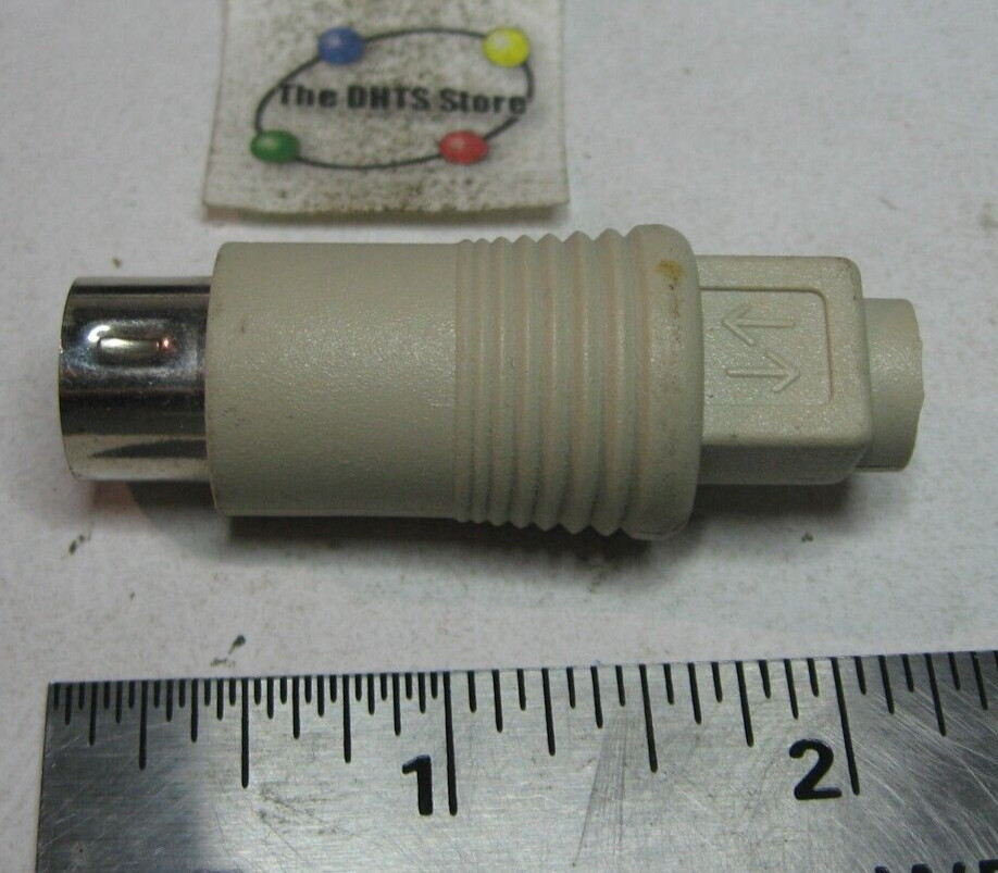 PC Keyboard Adapter DIN to PS-2 PS/2  - Used Pull Qty 1