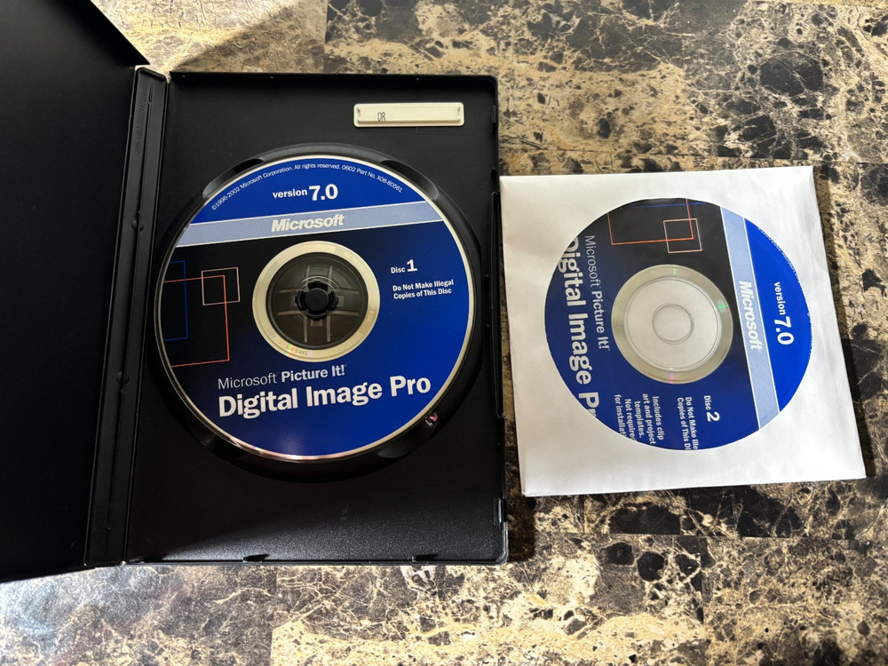 Microsoft Digital Image Pro Version 7.0 (CD ROM, 2002)