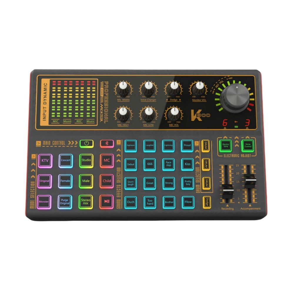 Multi-function Sound Card Audio K300 Processing Equipment Easy to operate