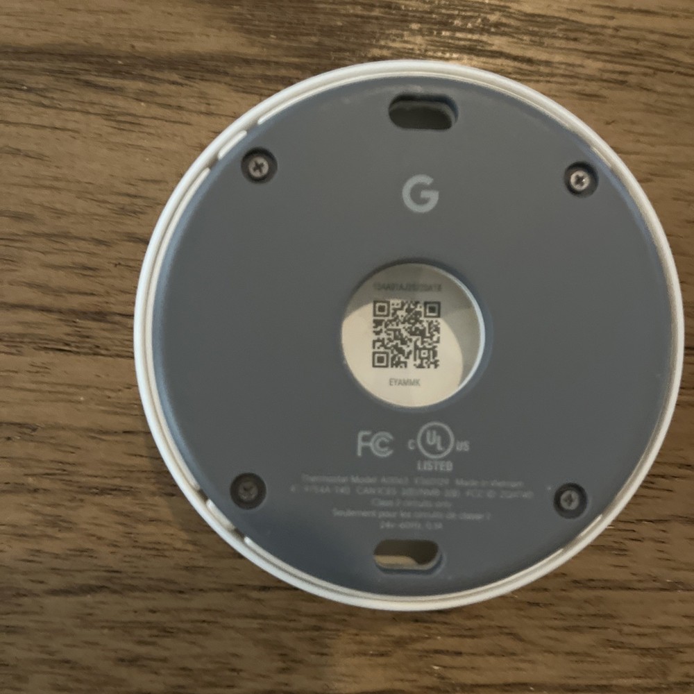 Google Nest Programmable Thermostat E - White E360129 3rd Gen