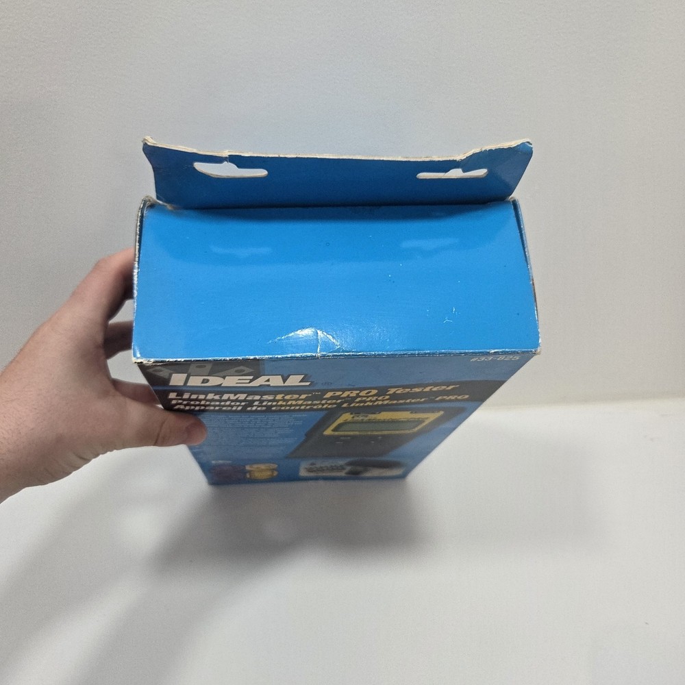 IDEAL LINK MASTER PRO Network Cable Tester In Carrying Case Model #33-825