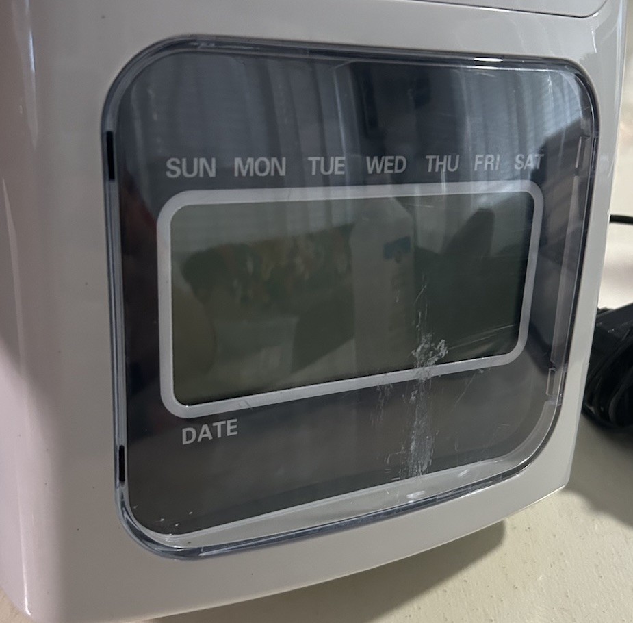 LATHEM 400E TOP FEED ELECTRONIC TIME CLOCK KIT - Missing Key