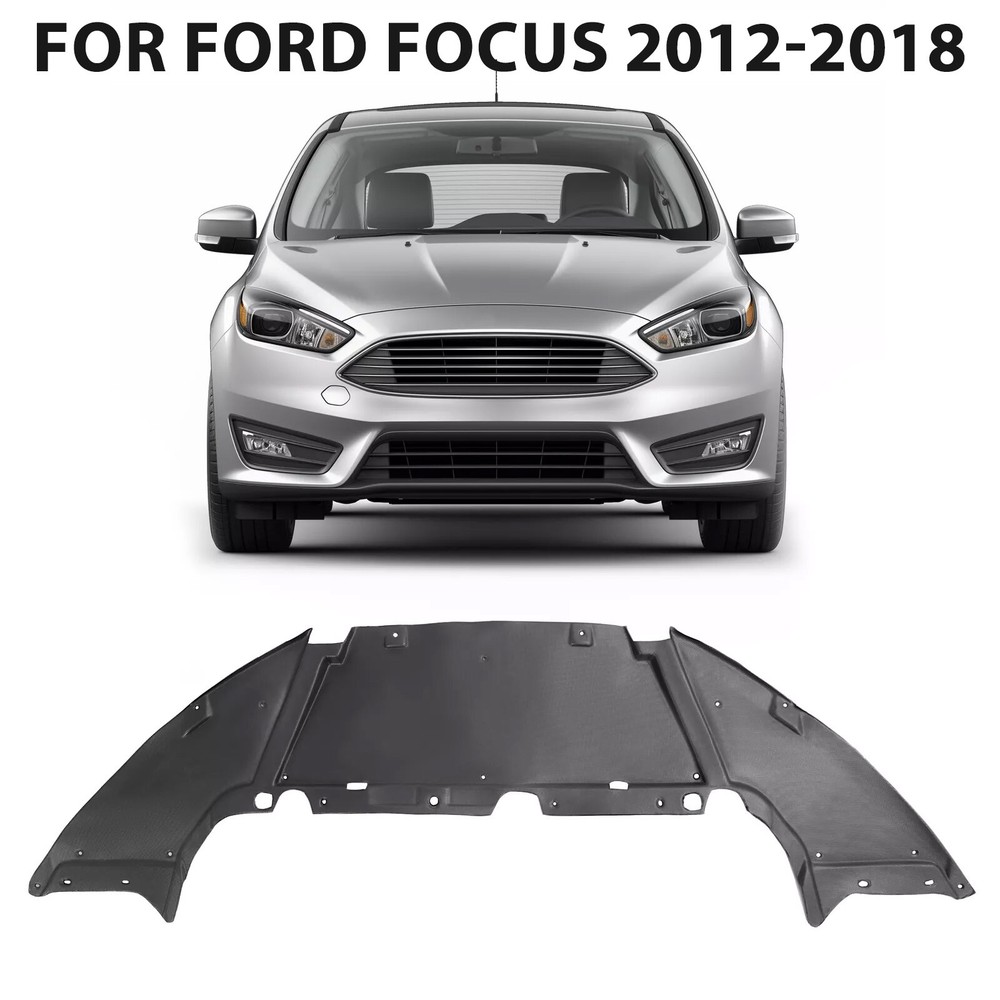 Black Front Engine Splash Shield For Ford Focus 2012-2018 #CP9Z8310A #FO1228119