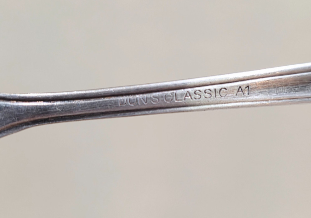 Vintage 1910-1940 Medco Silver Co Don's Classic A1 ROOSEVELT Pattern SP Fork
