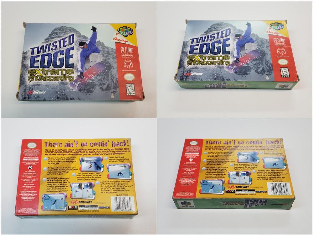 Twisted Edge Original Authentic N64 Nintendo 64 Box & Manual Only ***