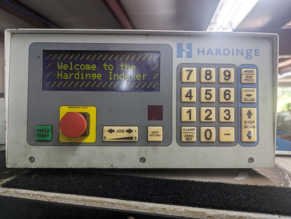 Power Tested  Hardinge Programmable CNC Servo Control For Rotary Indexers