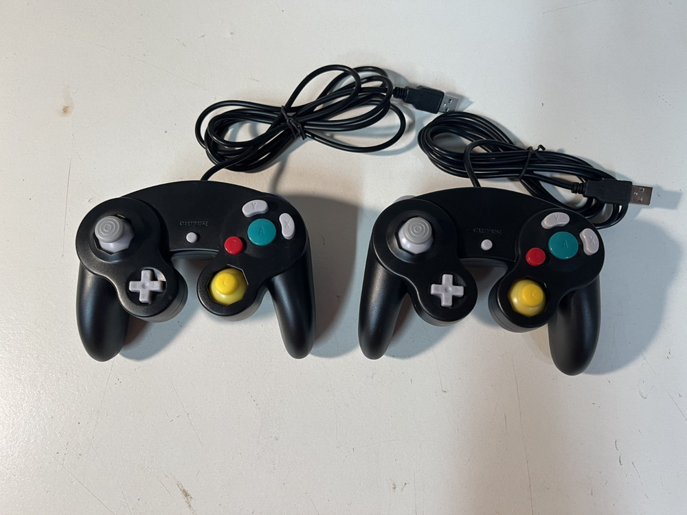 One GameCube USB Controller Black For Windows MAC And Linux 9324