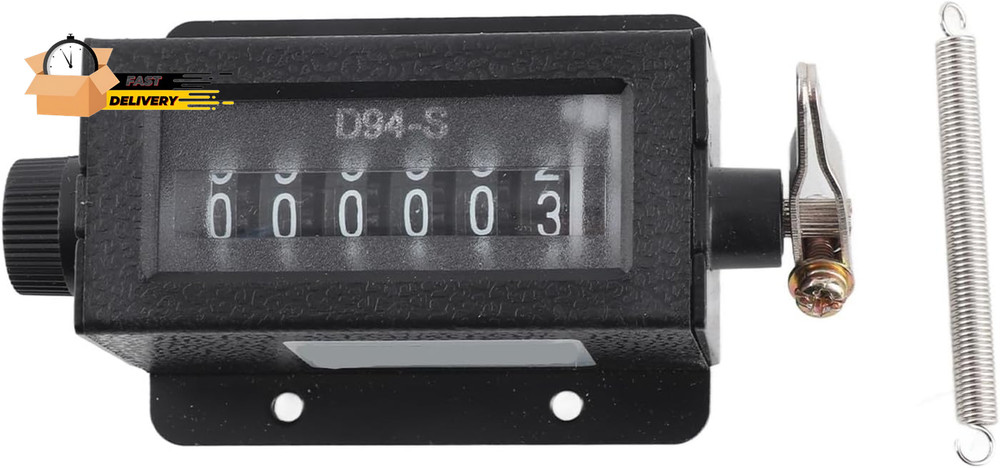 D94-S 6 Digit Counter Digital Tally Counter Resettable Mechanical Pulli