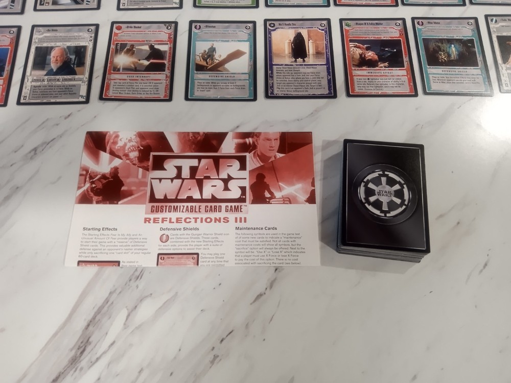 Star Wars CCG Reflections III Complete No Foils Includes Checklist